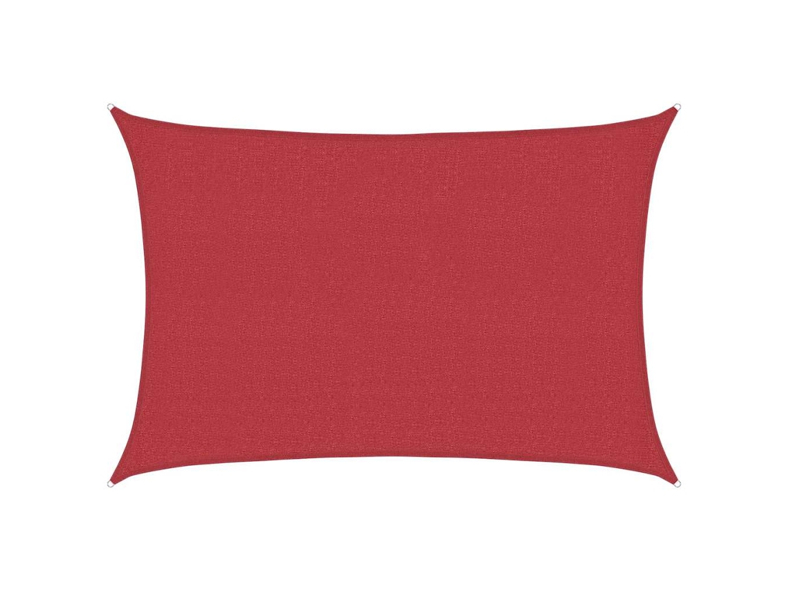 Maison Exclusive - Para-sol Estilo Vela 160 G/m² 5x6 M Pead Vermelho