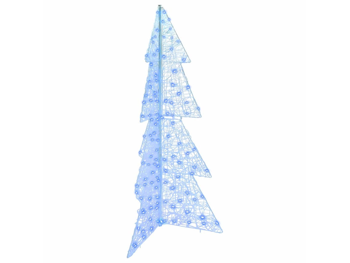 Conjunto 1 Decoração De Árvore De Natal Vidaxl Azul Acrílico (150 Cm)
