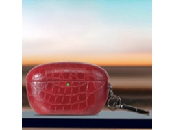 Capa Protetora Para Fone De Ouvido Com Textura De Crocodilo Em Cores Doces Para Sony Wf-1000xm5vermelho