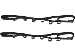 Suporte Para Vara De Pesca De Carro Em Nylon Preto (2 Peças)