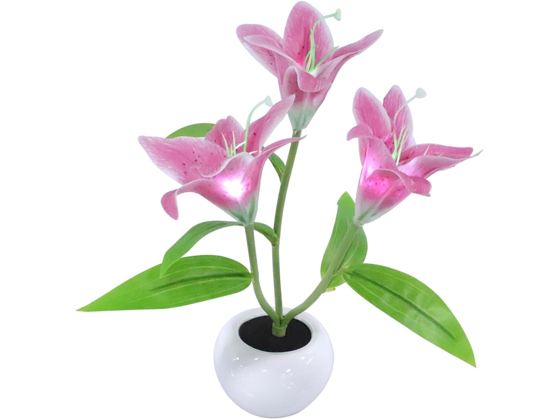Luminária De Cabeceira Led Zerodeko Com 3 Lâmpadas E Vaso Decorativo