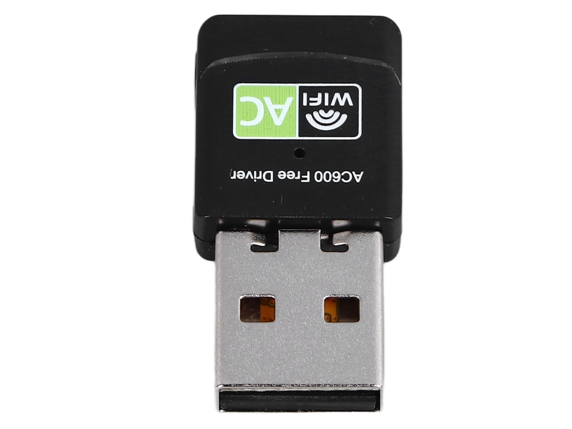 Adaptador WiFi USB de Banda Dupla 2.4G/5.8G, 600Mbps, Transmissão Rápida, Estável, Tarjeta de Red Inalámbrica