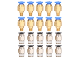 20 Peças Kit De Acessórios De Conexões Neumáticas Pc4‑m6 Pc4‑10 Para Impressora 3d Creality Ender 3
