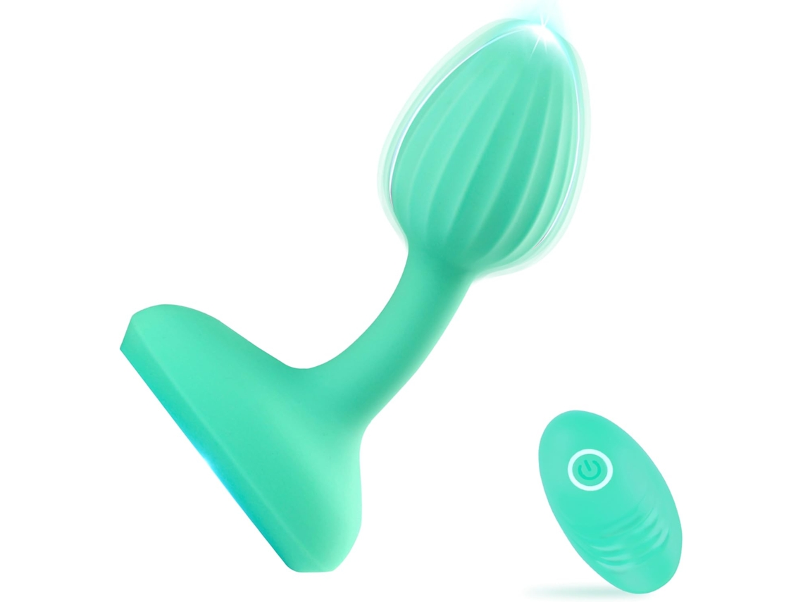 Plug Anal Com Comando Remoto Com 10 Modos, Estimulador De Clitóris E Ponto G, Plug Anal Vibratório À Prova De Água Para Casais (verde)