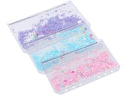 Pastas Para Arquivo Ultechnovo A6 Em Pvc Transparente, Conjunto De 3-unidades, Com Zíper, Reutilizáveis Para Arquivar