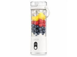 Liquidificadora Portátil Recarregável Usb Com Copo, Visor Lcd, Branca