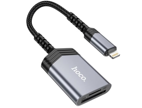 Adaptador Leitor Cartões Sd HOKO Cinzento