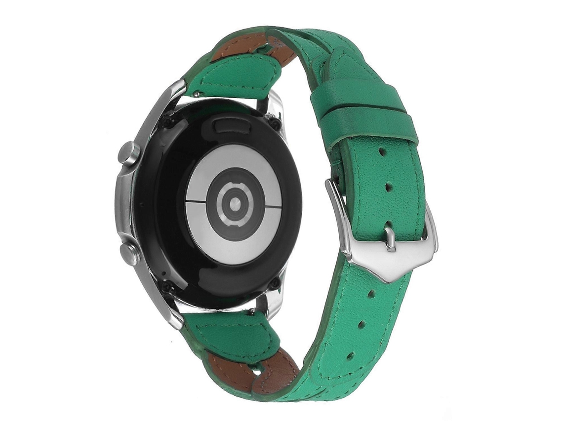 Pulseira Universal De Couro Com Costura Torcida De 22 Mm