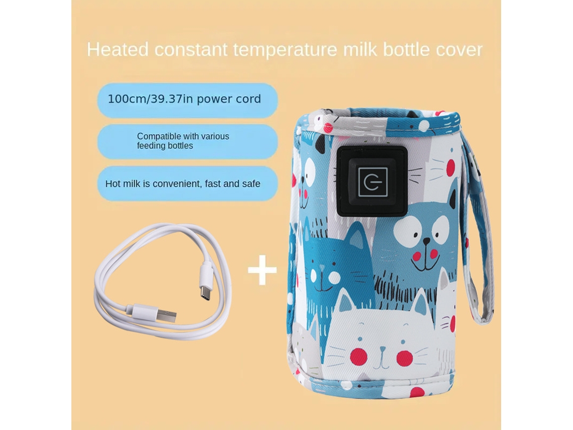 Aquecedor Portátil de Mamadeiras Alimentado por Usb, Projetado Especificamente Para, Ideal para Crianças, Educativo, Sustentável STELASPLEN
