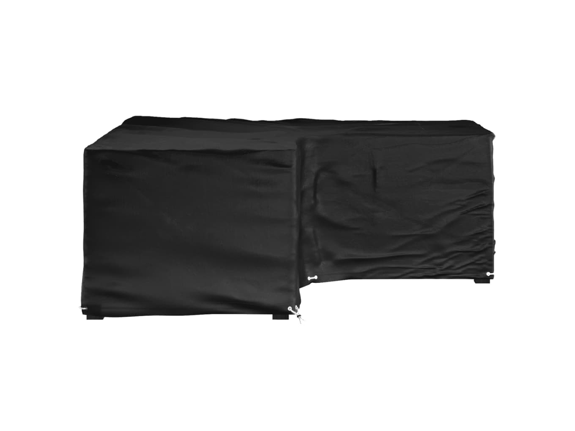 Maison Exclusive - Capa Em Forma De L P/ Mobília De Jardim 16 Ilhós 215x215x70 Cm