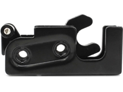 Fechadura De Porta Oculta Padrão Grande Com Revestimento Preto, Sistema De Fechamento Por Pressão, Em Aço, Com