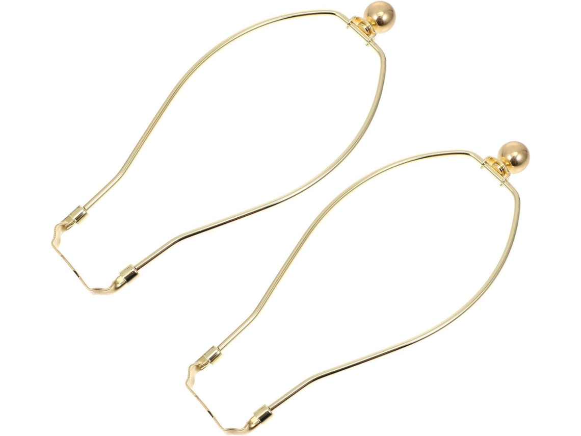 Suporte para Harpa em Chifre Galvanizado À Prova de Ferrugem, 23 Cm, Conjunto de 2, Estrutura para Luminárias de Mesa. SFUSHOS