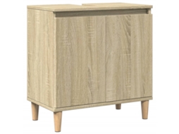 Sink Cabinet, Sink Cabinets Vidaxl Marrom Madeira Processada (n/a)