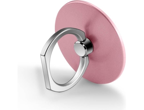 Suporte Anel  Adesivo Rosa