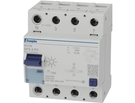 Dfs4 040 4/0.30 Pvfi Schutzschalter 4p 40 A 0.3 Doepke (09136804)