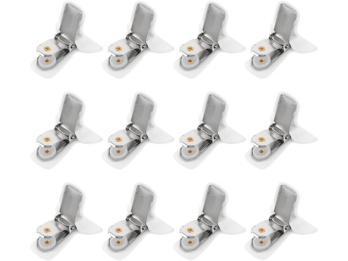 12 Prendedores Acolchoados para Edredom, Feitos de Metal e Espuma, Antiderrapantes, Ideais Edredons CHABERLU