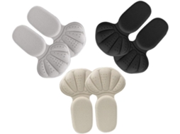 Conjunto De 3 Pares Protetores Calcanhar Em Gel Antiderrapantes Para Mulheres, Substituíveis, Confortáveis Para Salto