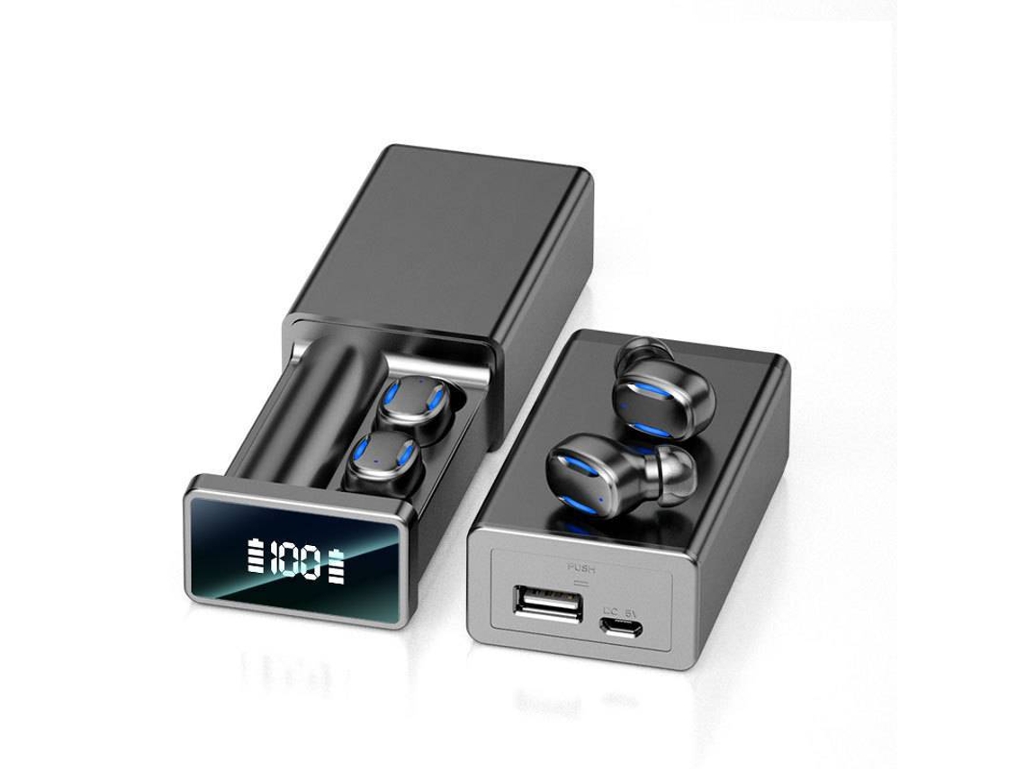 Auscultadores Bluetooth TRUMSEN A22 In Ear Preto