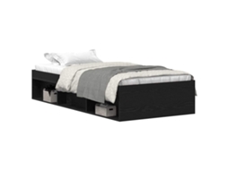 Estrutura de Cama 90x190 Cm sem Colchão em Madeira Engenheirada MAISON EXCLUSIVE