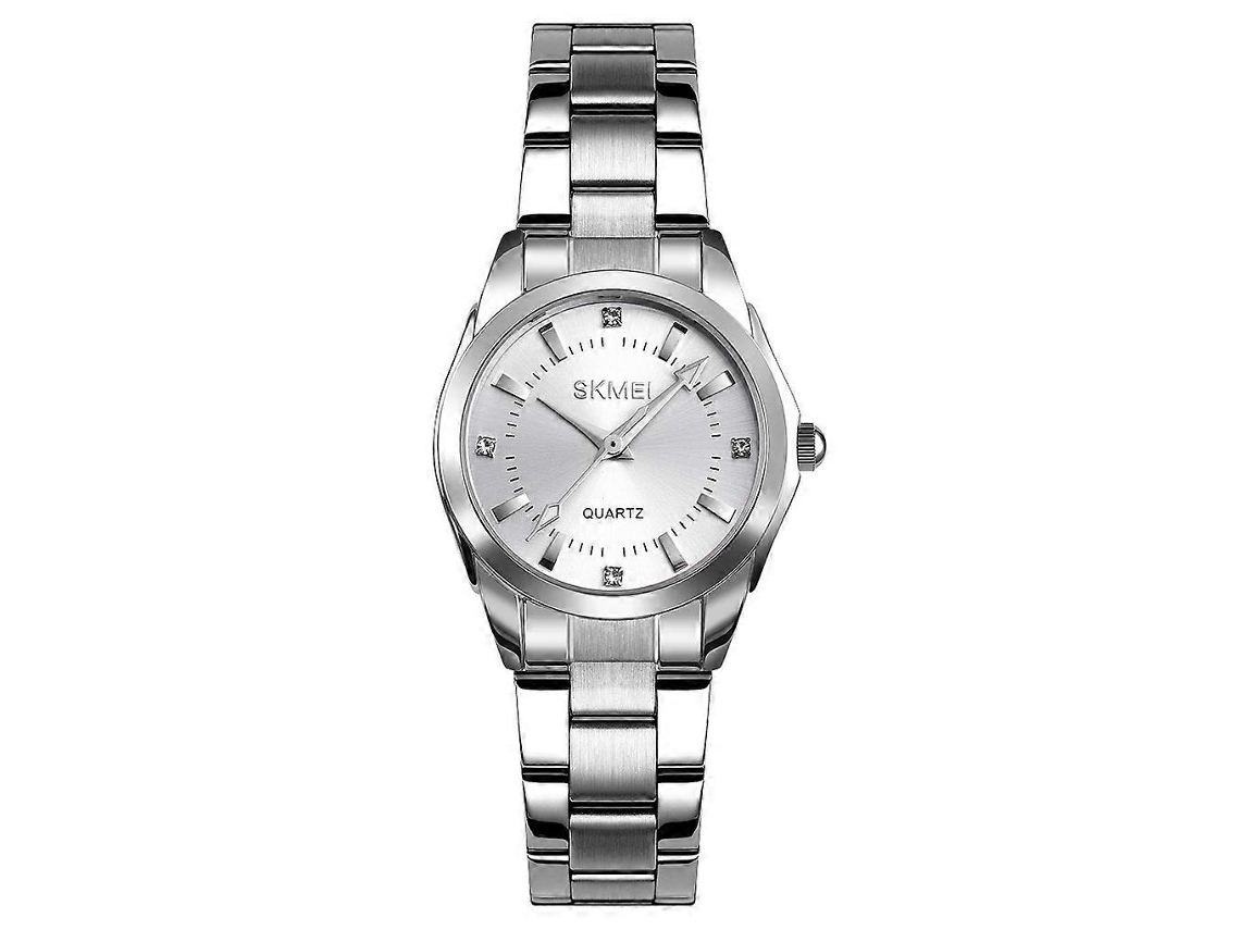 Relógio Feminino Skmei 1620 Com Strass Delicado, Criativo, Casual, À Prova D'água, Quartzo, Pulseira De Aço.