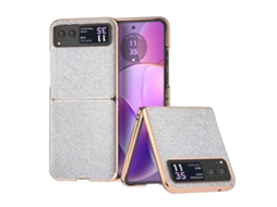 Capa Para Celular Motorola Razr 40 Com Textura De Diamante E Revestimento Nano