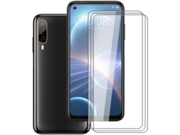 Conjunto de Películas de Ecrã Protetora Antiarranhões para Htc Desire 22 Pro HONGWE. Vidro Temperado (3un)