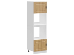 Conjunto de Armários Forno 2pcs Kalmar Derivado da Madeira Carvalho Artisiano MAISON EXCLUSIVE