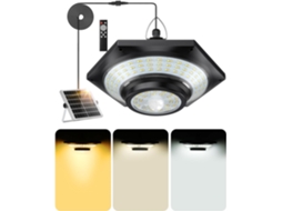 Kit com 12 luminárias solares para cerca e escadas com cor preta AQUAFORGE