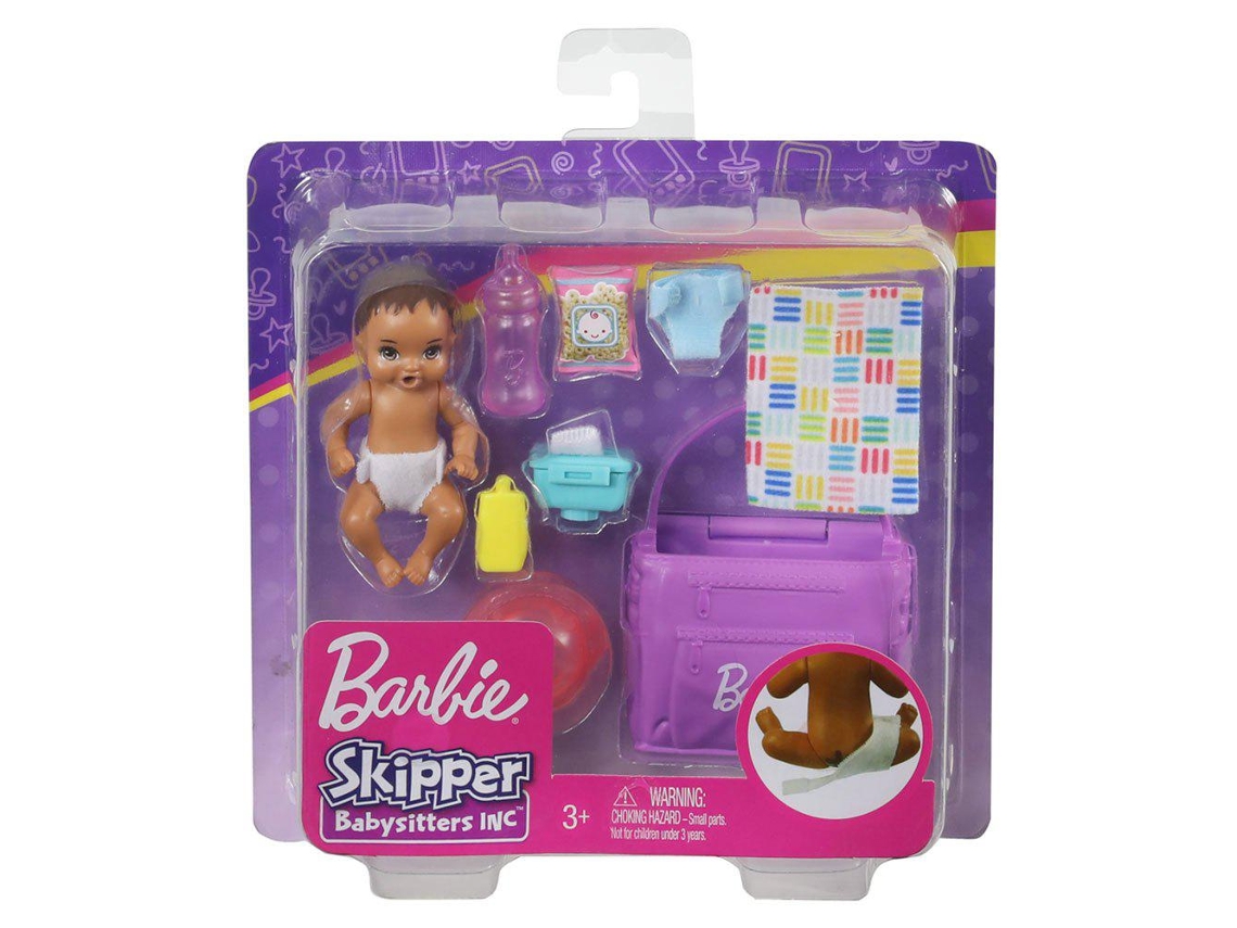 Barbie e Capitão Canguru Bebé com Fralda Acessórios