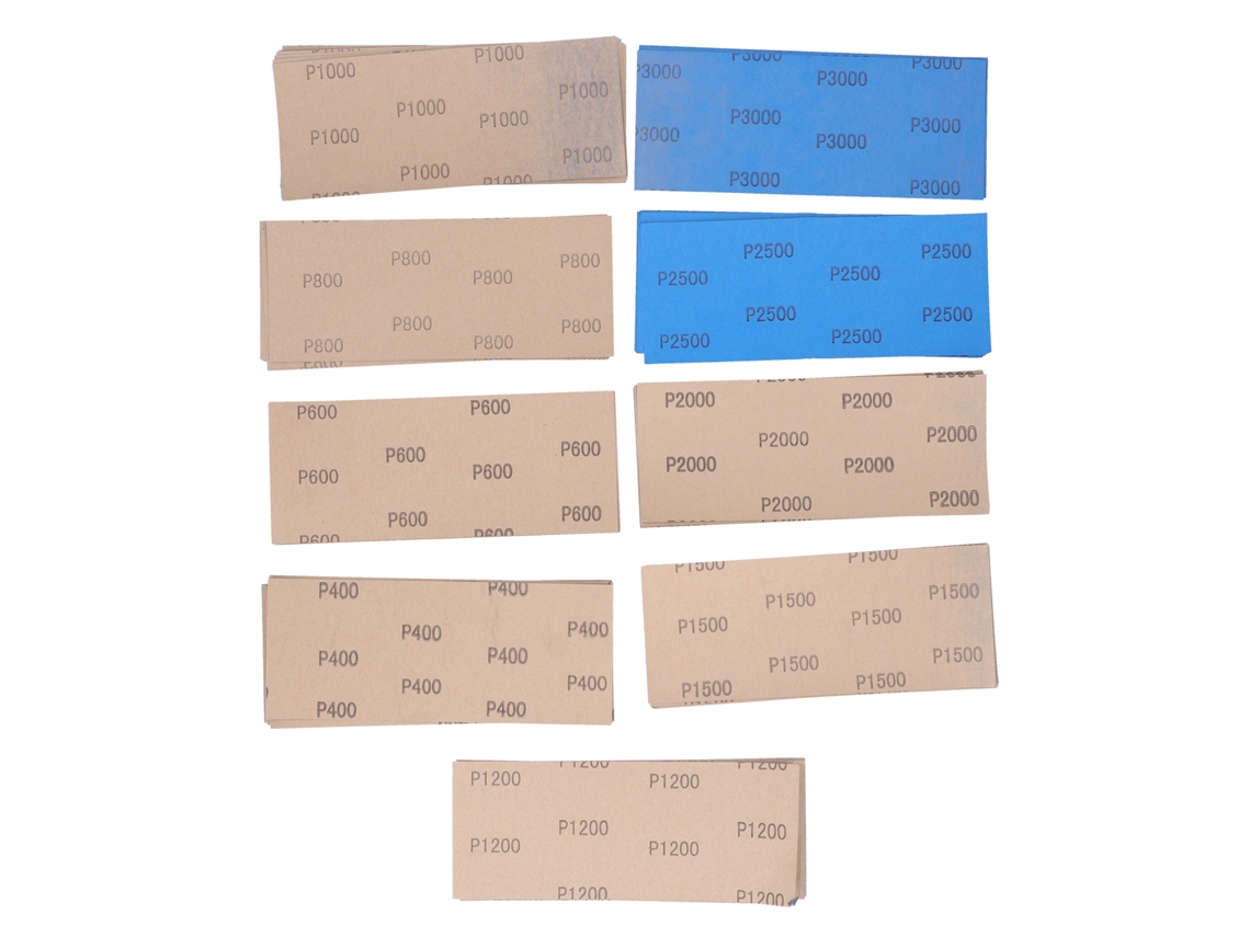 Kit De 90 Lixas De 400-3000 Malla Para Lixado Seco E Úmido, Ferramentas De Polimento