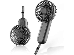 Ventilador Pequeno Recarregável, Ventilador de Mesa MDUG (pilhas Aaa)