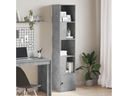 Vidaxl Estante 40x36x189 Cm Derivados De Madeira Cinzento Cimento