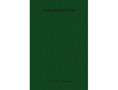 Livro Army Mental Tests de Clarence S Yoakum (Inglês)