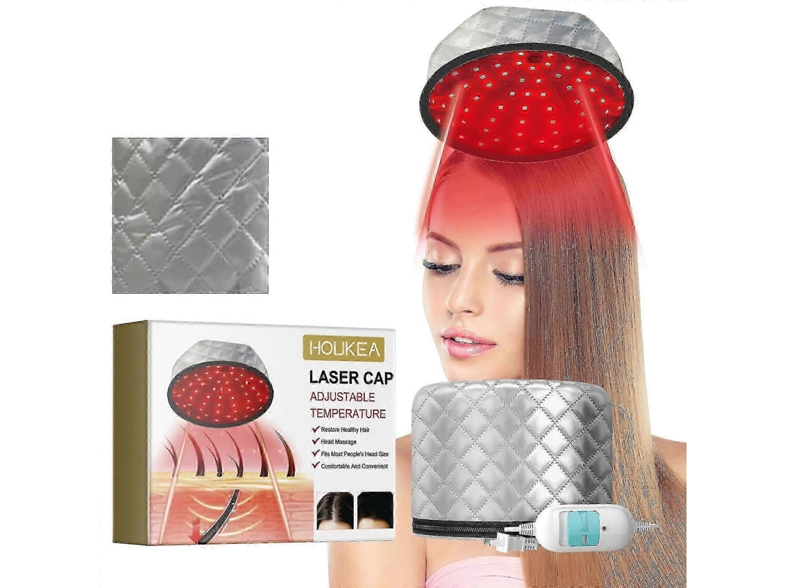 Capacete de Terapia Luz Vermelha Sem Fio Tratamento Crescimento Cabelo para Queda GOKOCO