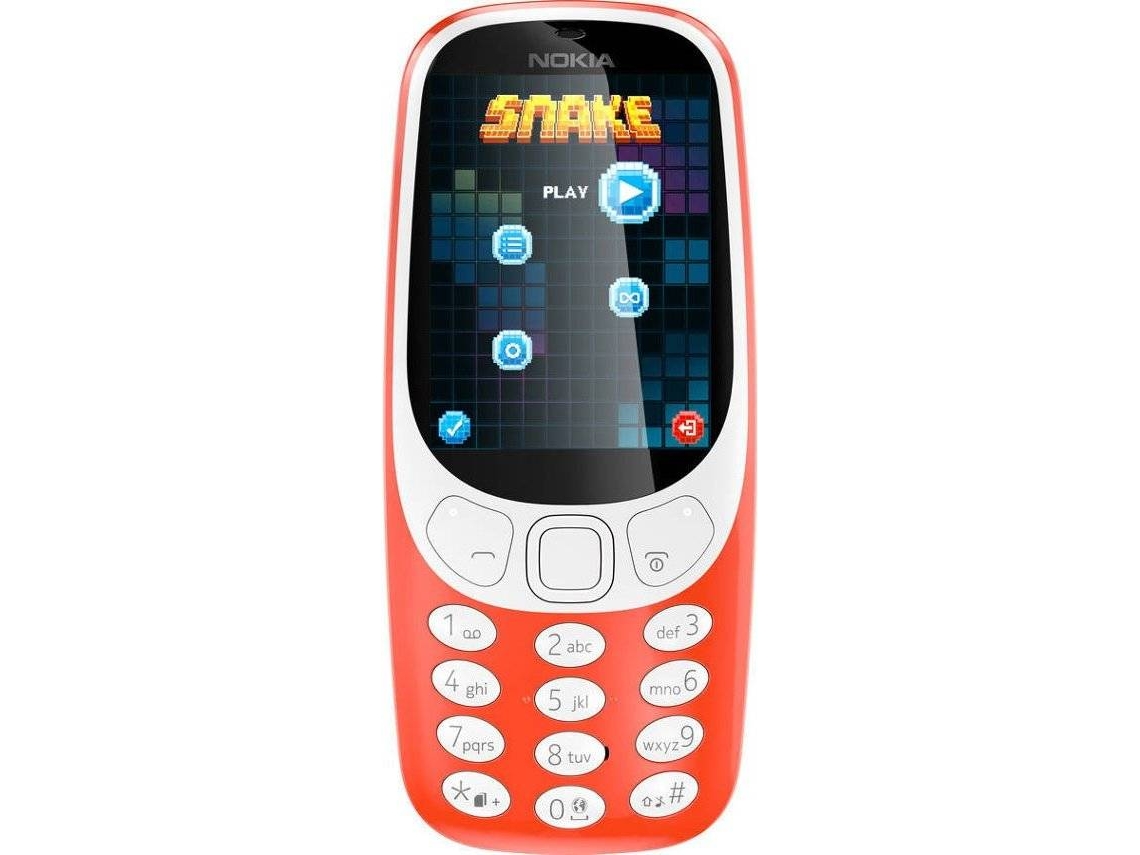 Telemóvel NOKIA 3310 (2.4'' - 2G - Laranja)