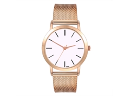 Reloj De Cuarzo Analógico Para Hombre Y Mujer Moda Ocio Rojo Rosa Zhoulianfa