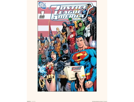 Print S 30X40 Cm Justice League Of America Vol 2 No.1