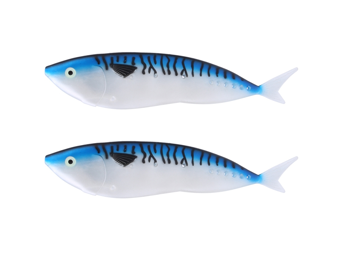 Silicone Lure Soft Simulation Empty Belly Mackerel Rubber Cover