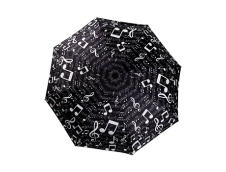 Guarda-chuva Itotal Dobrável Duomatic Music Preto