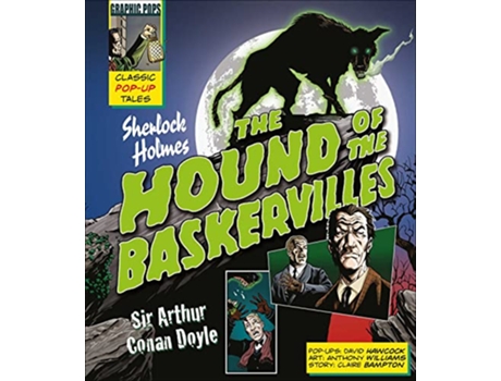 Livro Classic PopUps Sherlock Holmes The Hound of the Baskervilles de Sir Arthur Conan Doyle (Inglês - Capa Dura)