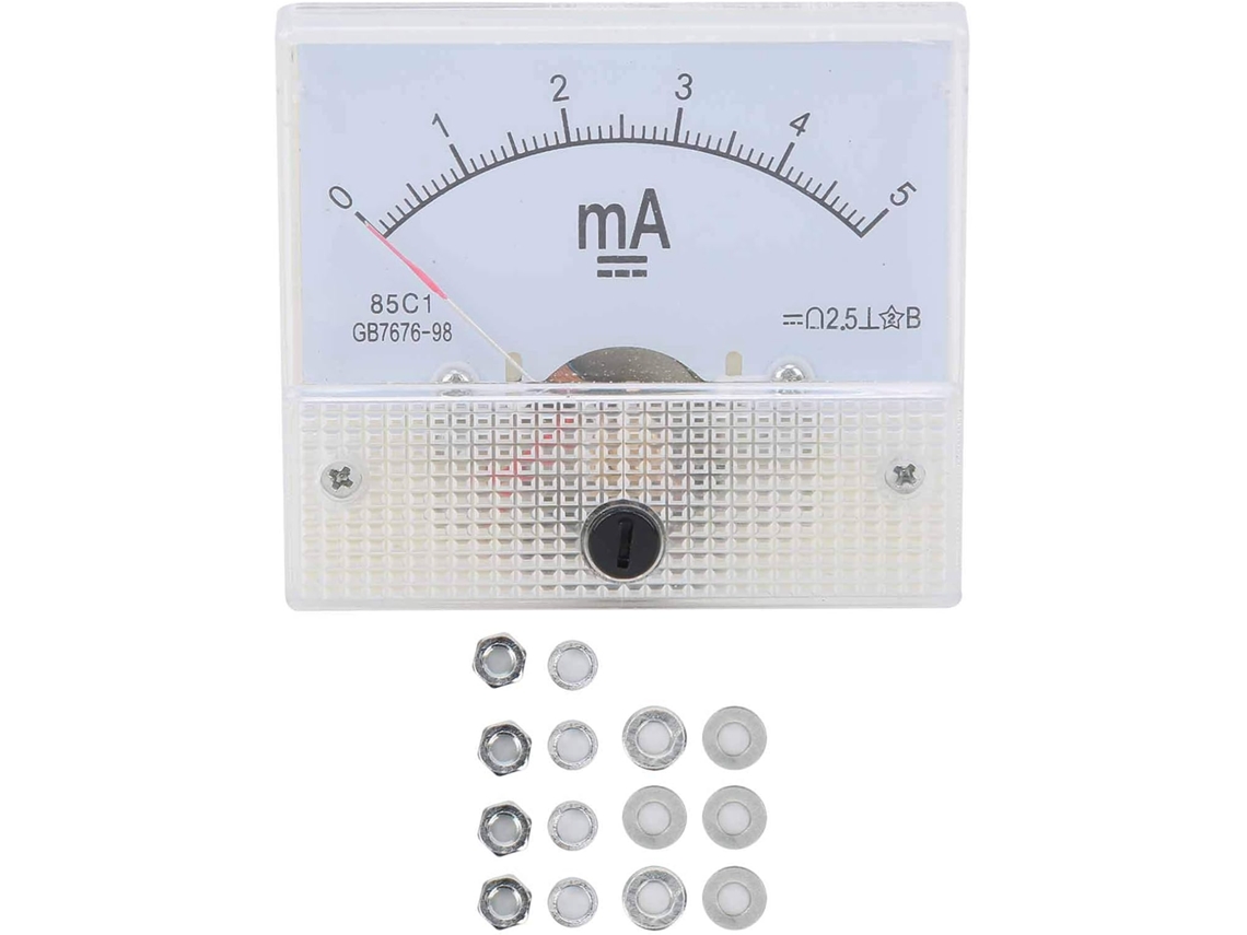 Medidor De Corrente Cc Jeanoko Com Ponteiro 0-5ma Material Abs