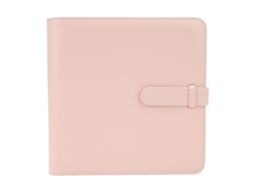 3 Inch 288 Pockets Photo Album Large Capacity Multifunction Pu Leather Photo Album For Mini 12 11 Pink LAXISCREED