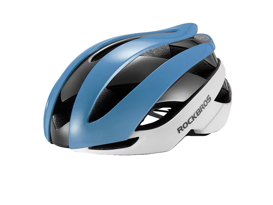 Capacete De Bicicleta, Ultralight, Absorvente De Choque, Azul, M(55-58cm)