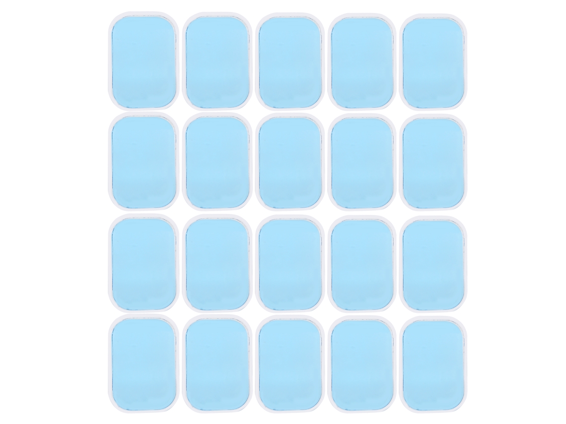 20 Folhas De Gel Abs Para Eletroestimulação (10 Packs)