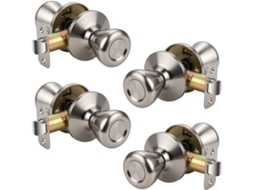 Conjunto de 3 Maçanetas Redondas 3 M S/MARCA