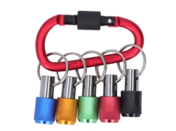 Suporte Para Broca Com Cabo Hexagonal 1/4 Polegada, Adaptador De Extensão De Mudança Rápida Com 5 Soquetes Coloridos