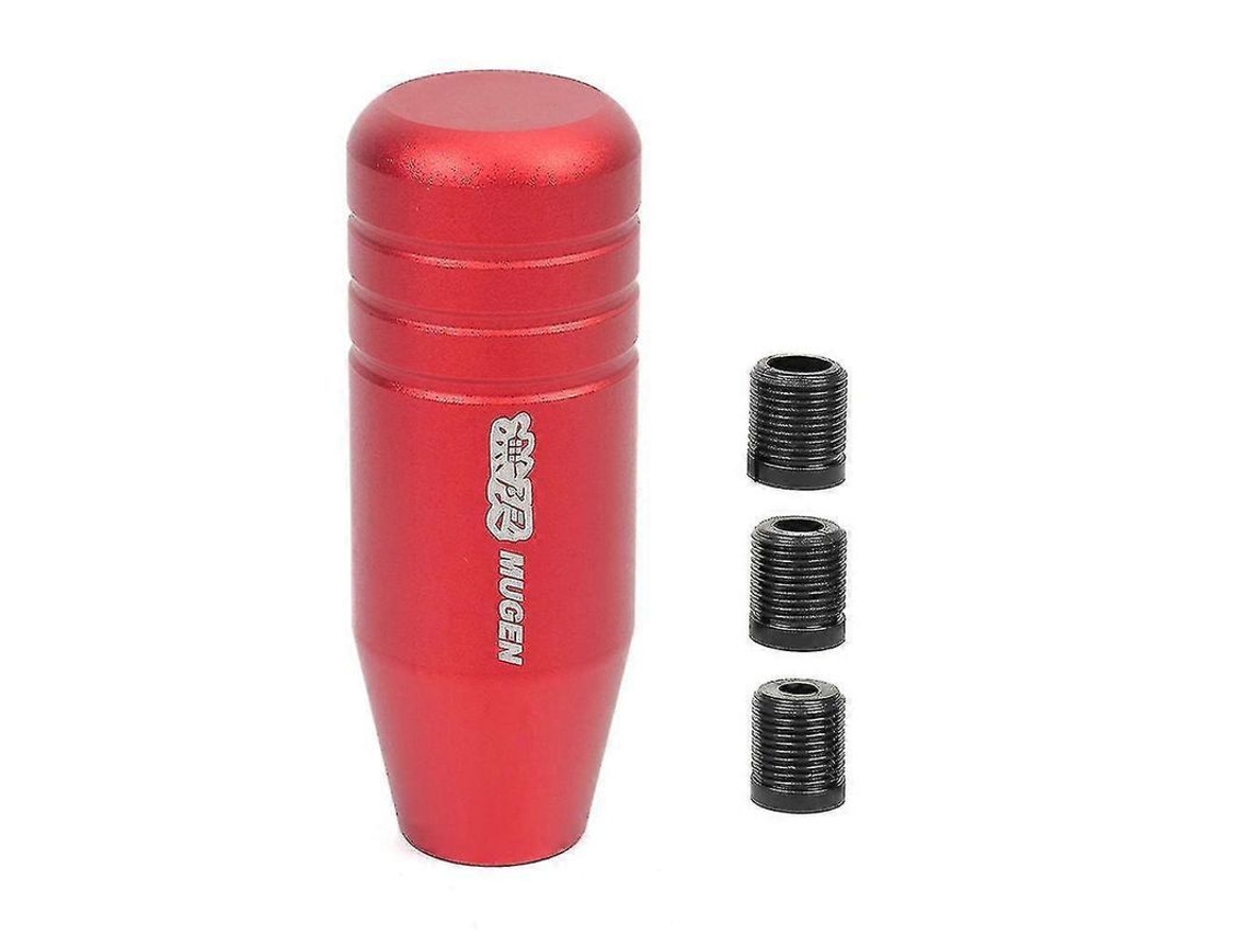 Pomo De Marcha Mugen Estilo Jdm Universal Alumínio 9/13/18cm Manual Transmissão Sfn122 9cm Glacê Vermelho