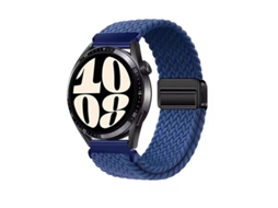 Pulseira Gt6 Em Nylon Trançado Com Fecho Magnético, Compatível Com Huawei Watch 5, Samsung Galaxy Watch 7, Xiaomi S4 E