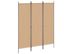Vidaxl Divisor De Ambiente Bege 150 X 180 Cm Tecido