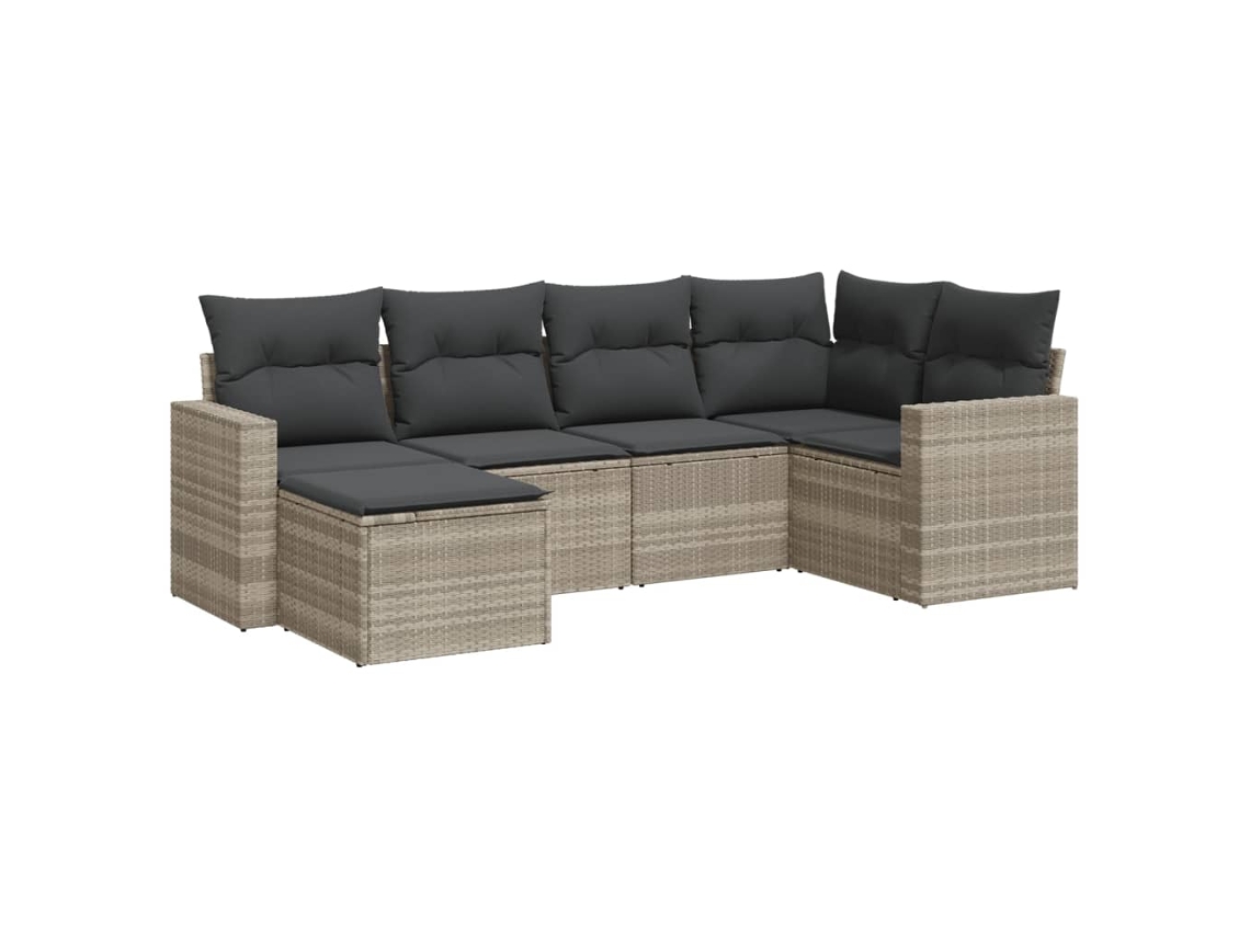 Garden Sofa Set, Garden Sofa Sets Vidaxl Cinzeto Rattan / Vime (n/a)